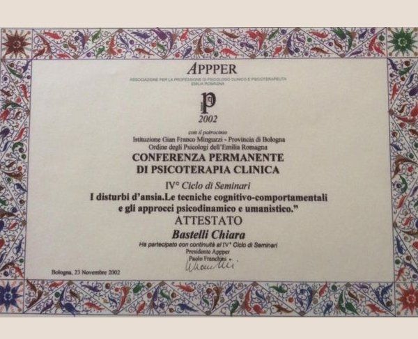 attestato APPPER