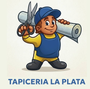 Logotipo de“TAPICERIA LA PLATA”.