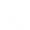 Blank white square with a light gray border on a black background
