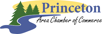 The logo for the princeton area chamber of commerce
