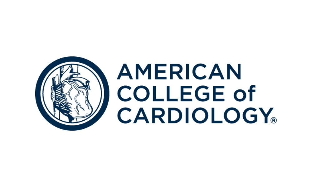 Logotipo do Colégio Americano de Cardiologia. 