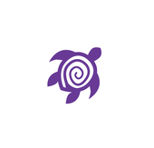 Chakra Inner Peace Energy Healing logo with turtle icon