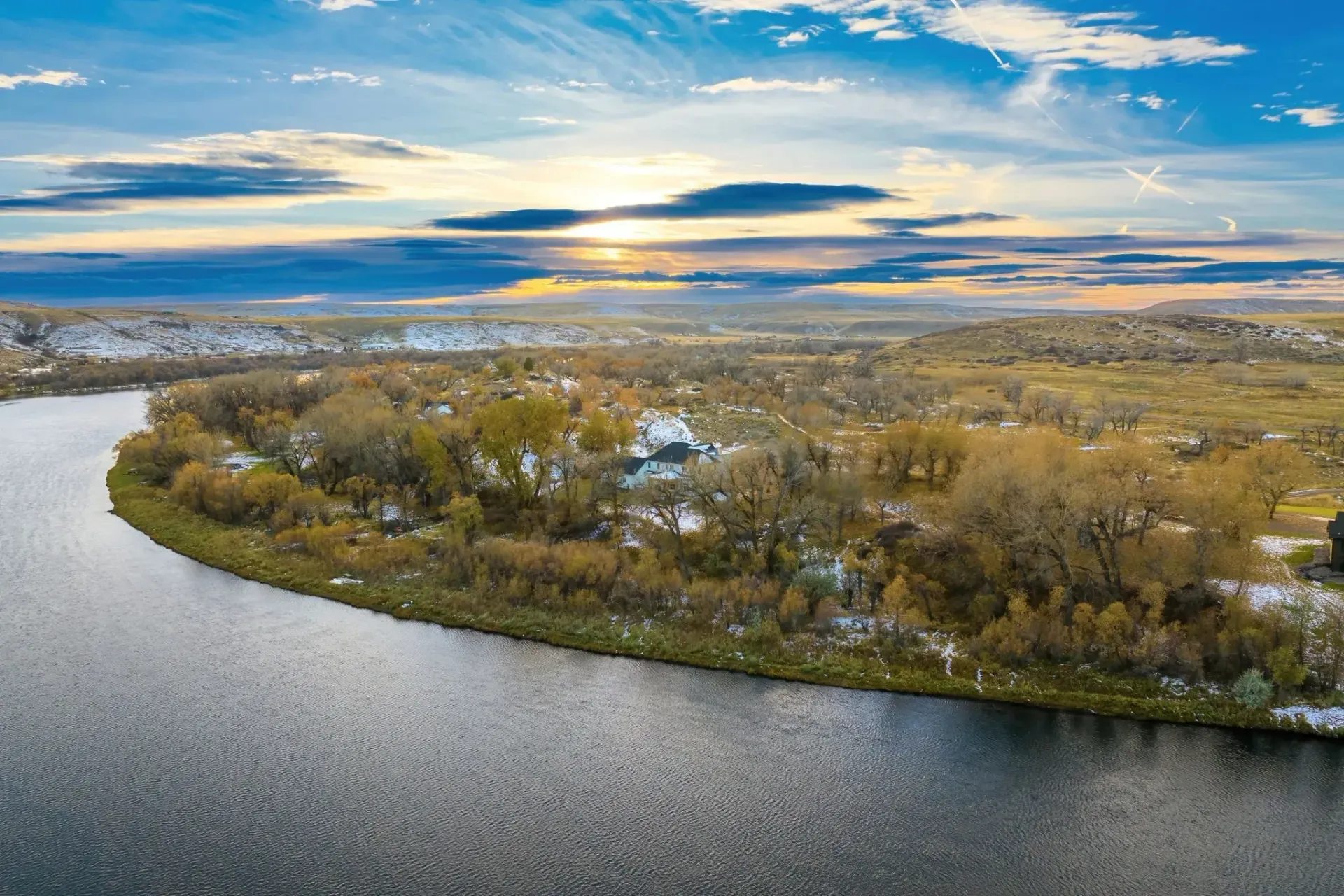 Missouri River Aerial Photo