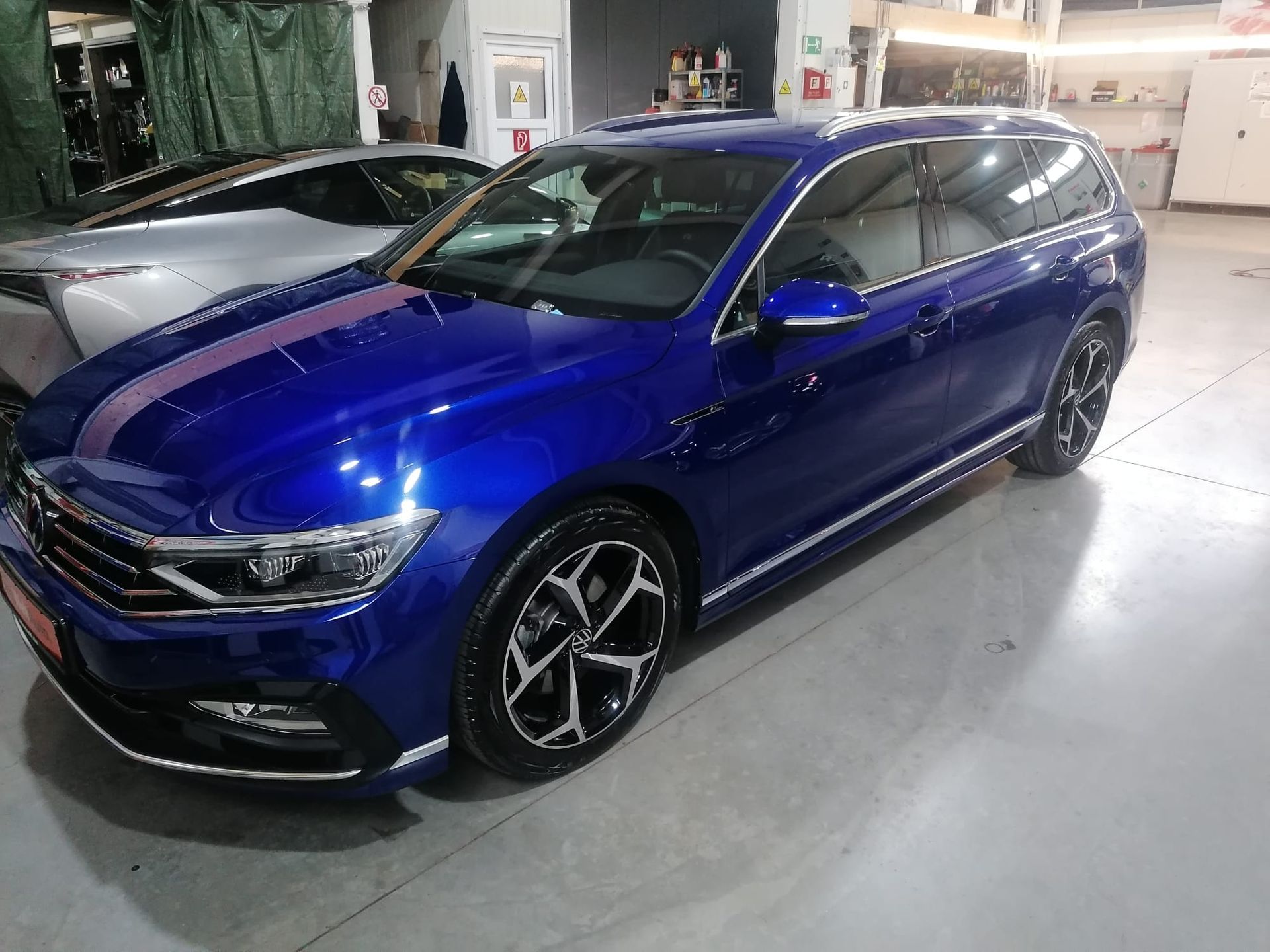 Polierter VW-Passat