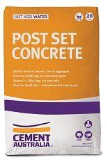 Post Set Concrete 20kg — Brisbane, QLD — Apollo Landscaping Supplies