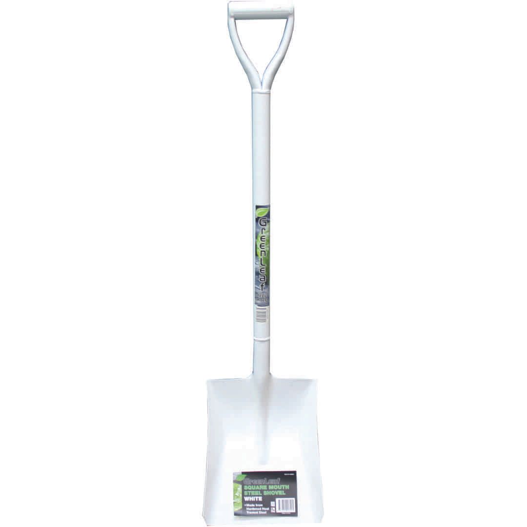 Square Mouth White Shovel — Brisbane, QLD — Apollo Landscaping Supplies