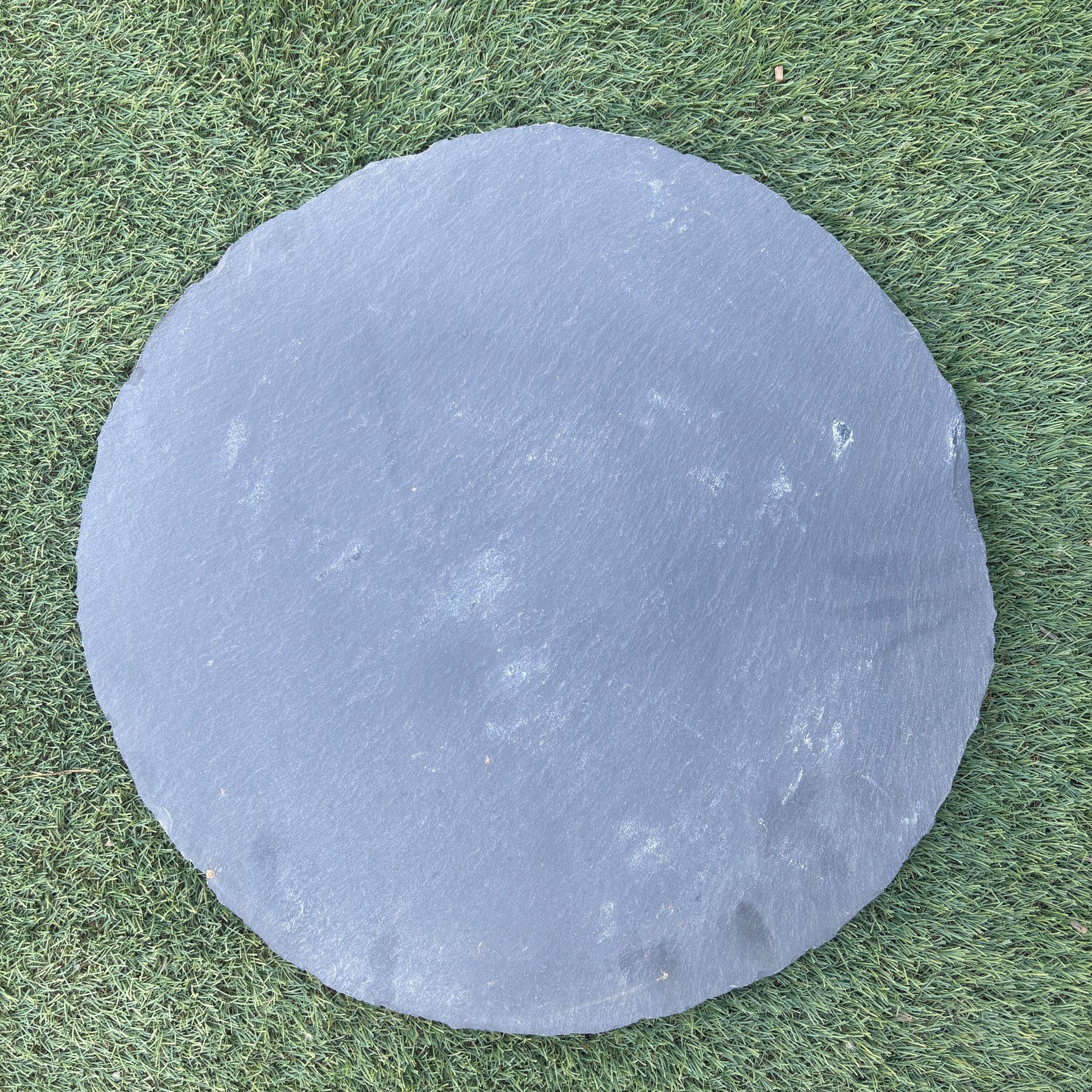 Black Slate Round Stepper 500mm