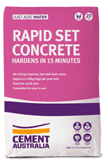 Rapid Set Concrete 20kg — Brisbane, QLD — Apollo Landscaping Supplies