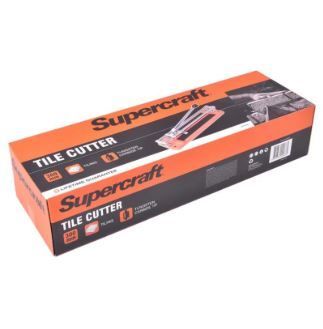 A supercraft tile cutter is in a box
