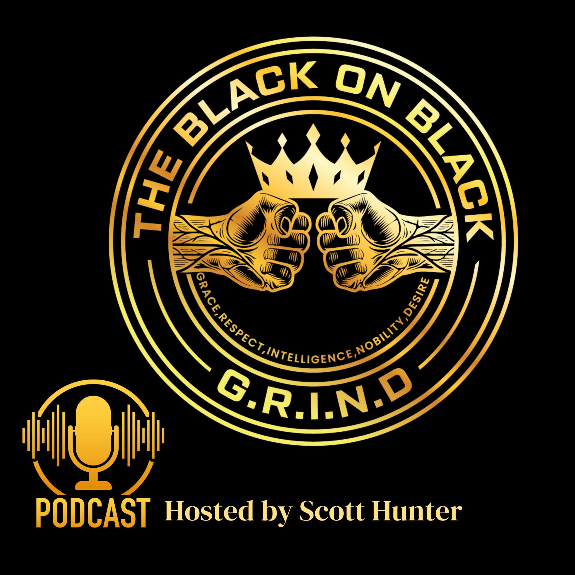 Black On Black Grind Podcast Logo