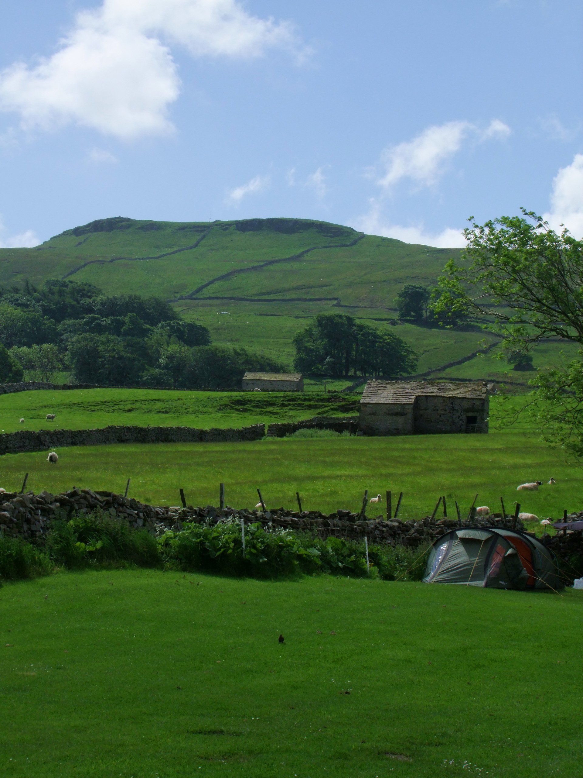 Yorkshire Dales camping  Caroline Mills