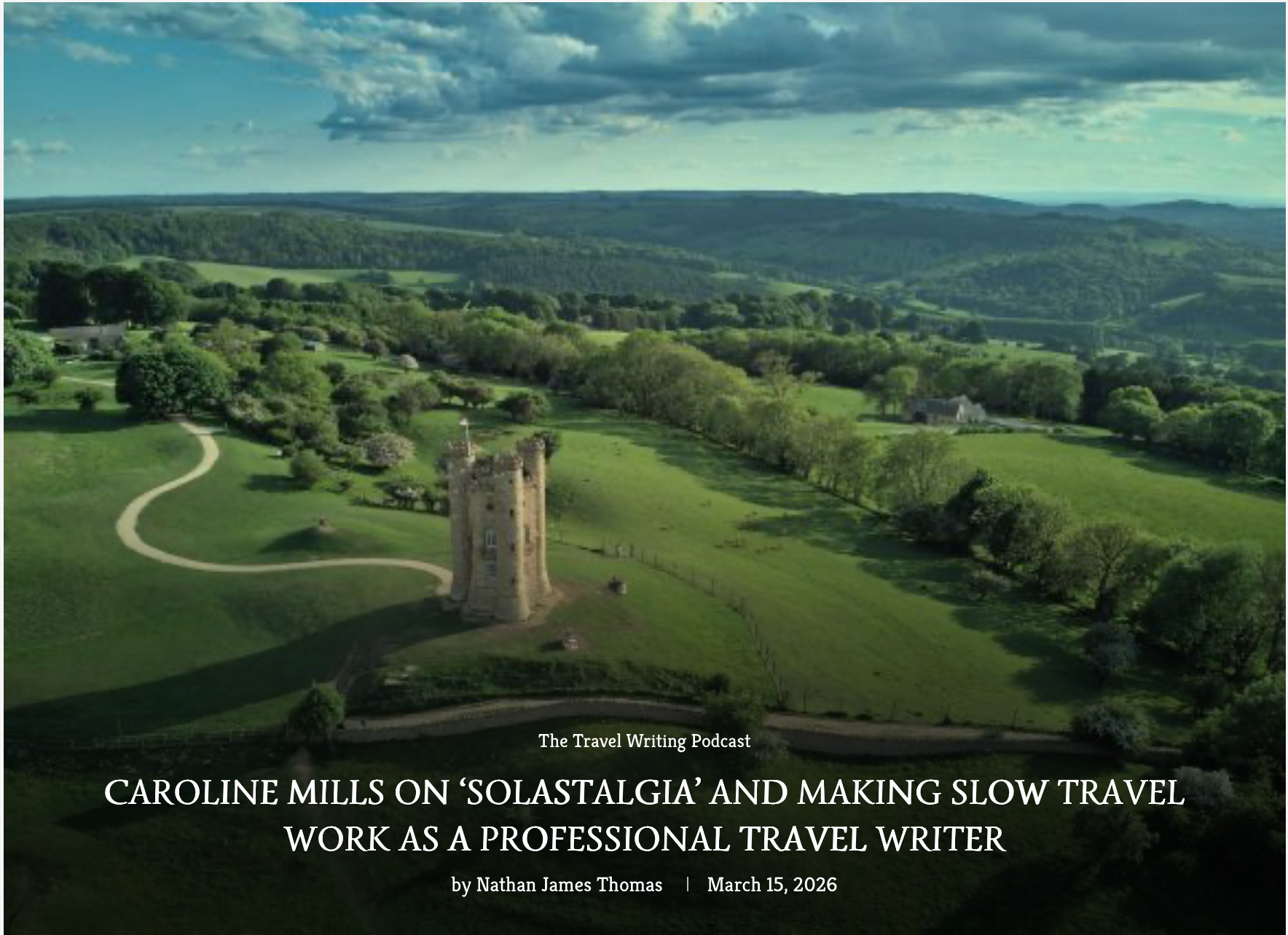 Podcast discussing slow travel