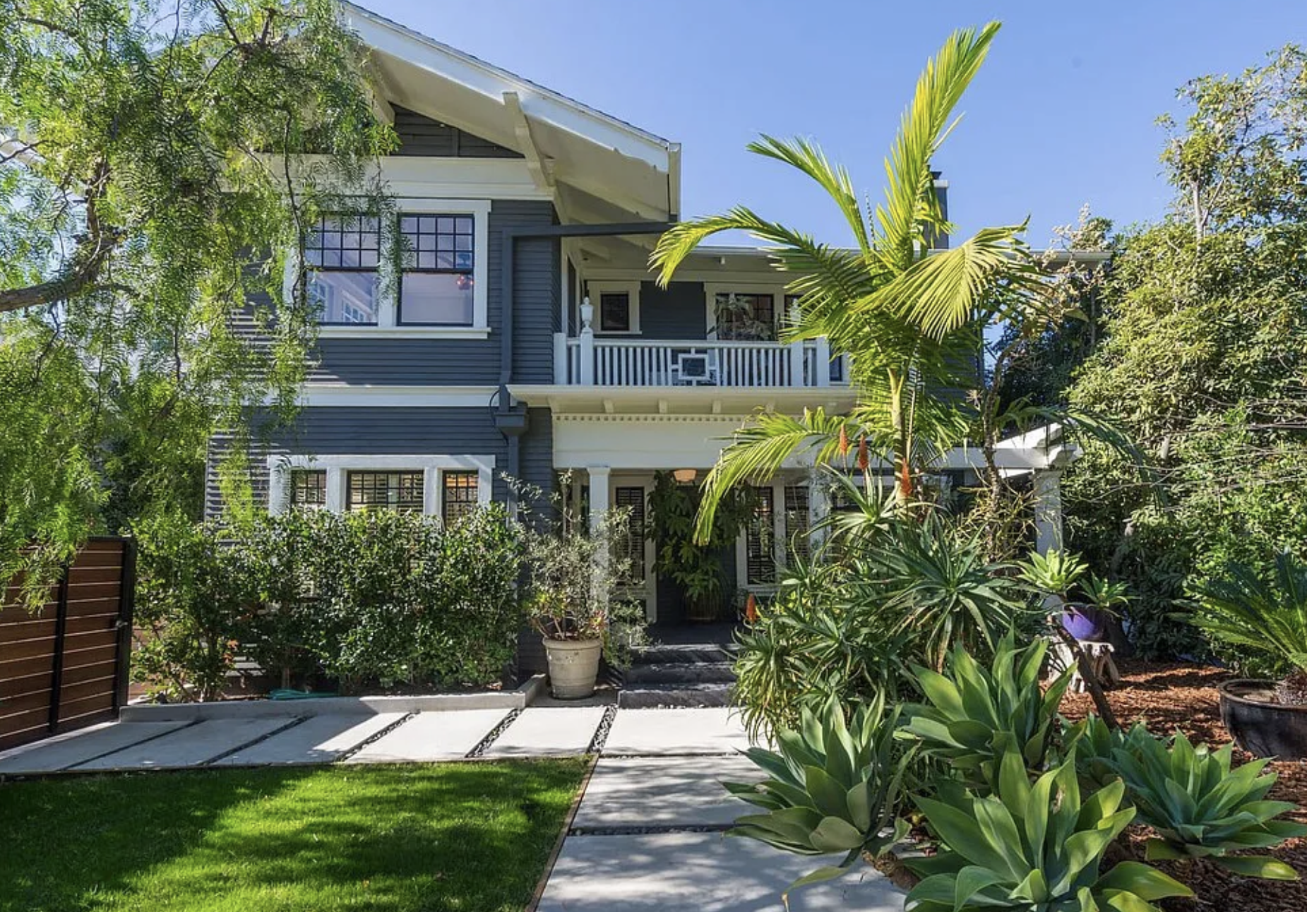 Current day street view of the house in the video.