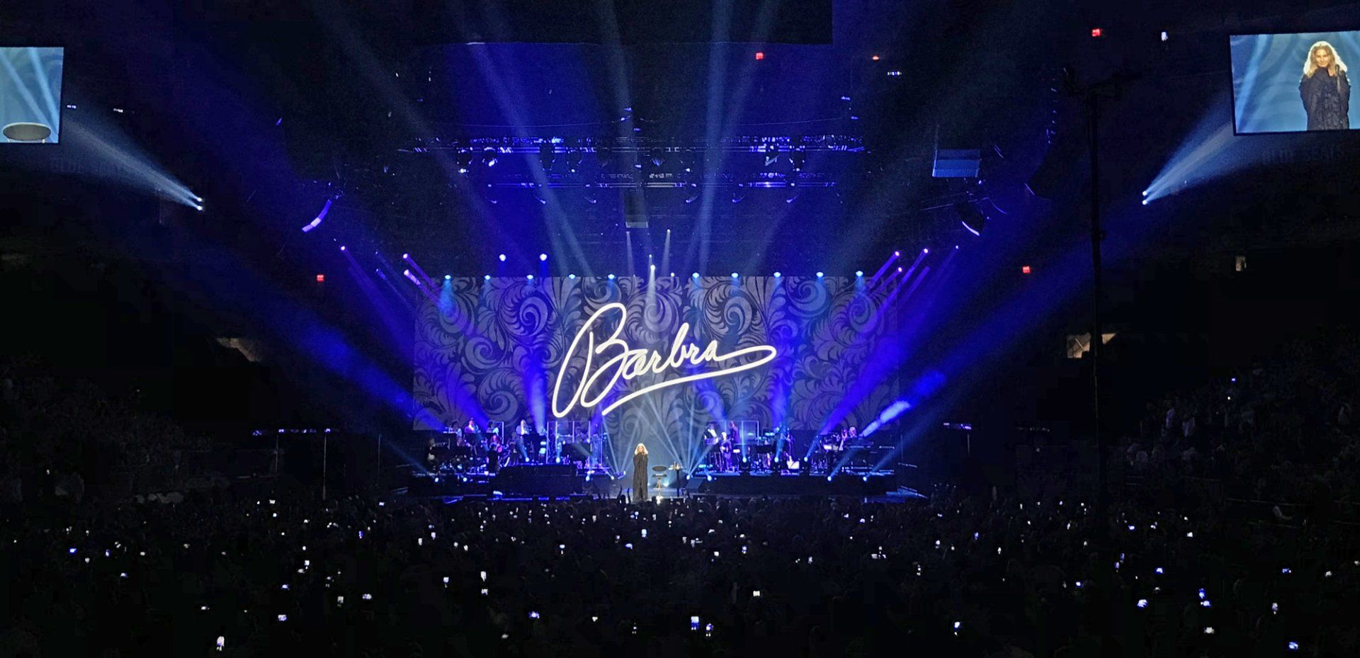 Streisand takes the stage in 2019 at Madison Square Garden.  Photo: Johnny Rudolph