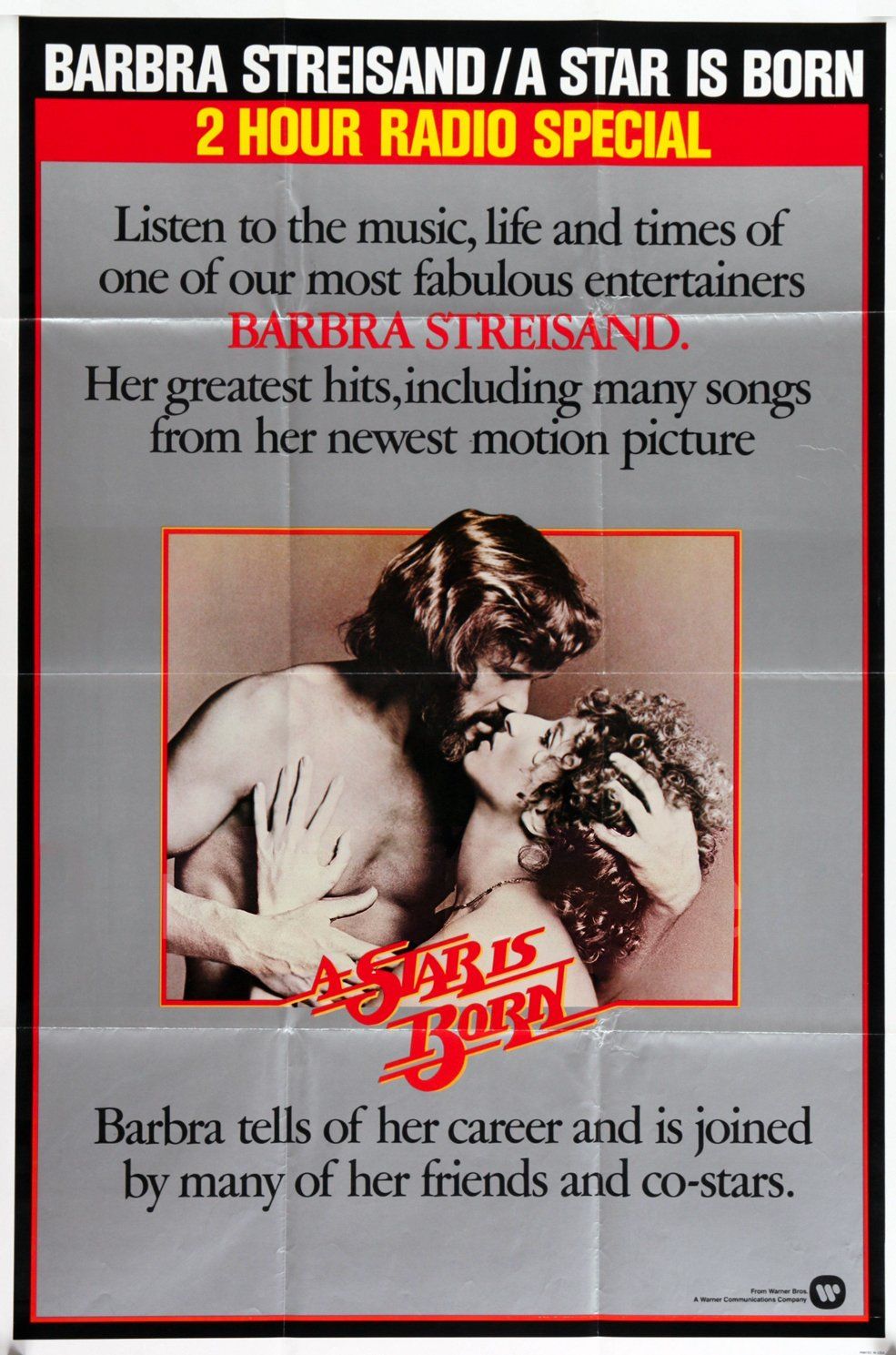 Poster for the 1976 Streisand radio show Poster for the 1976 Streisand radio show