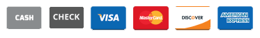 Accepted forms of payment