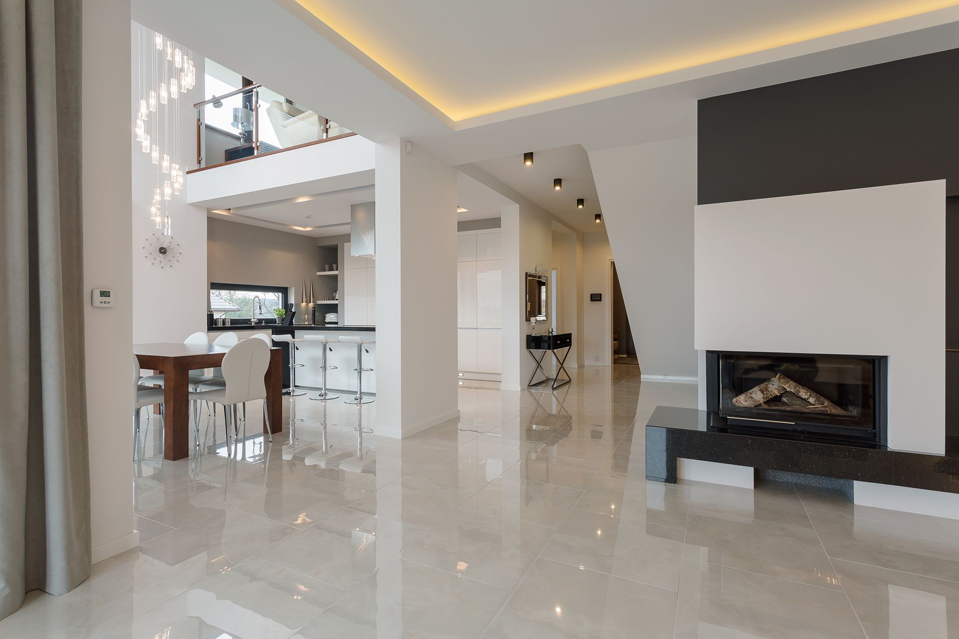 Shining Marble Floor