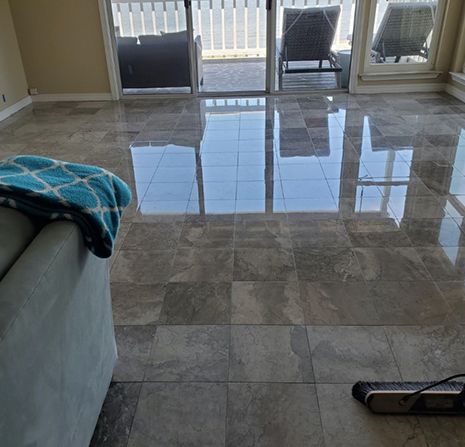 Shining Marble Floor