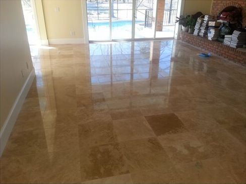 Shining Marble Floor