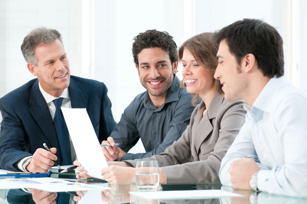 reunión de empresas