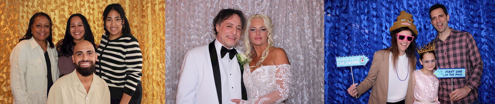 photo booth rental boston Massachusetts happy newlyweds
