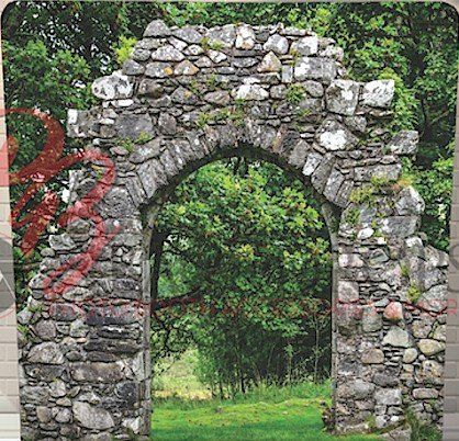 photo booth rental massachusetts stone arch backdrop