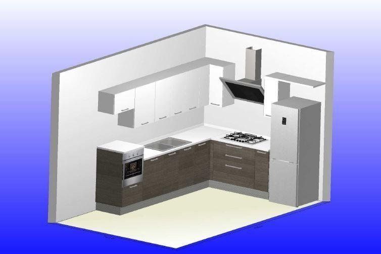 progetti su misura di una cucina effettuato da negozio di arredamenti a Bologna