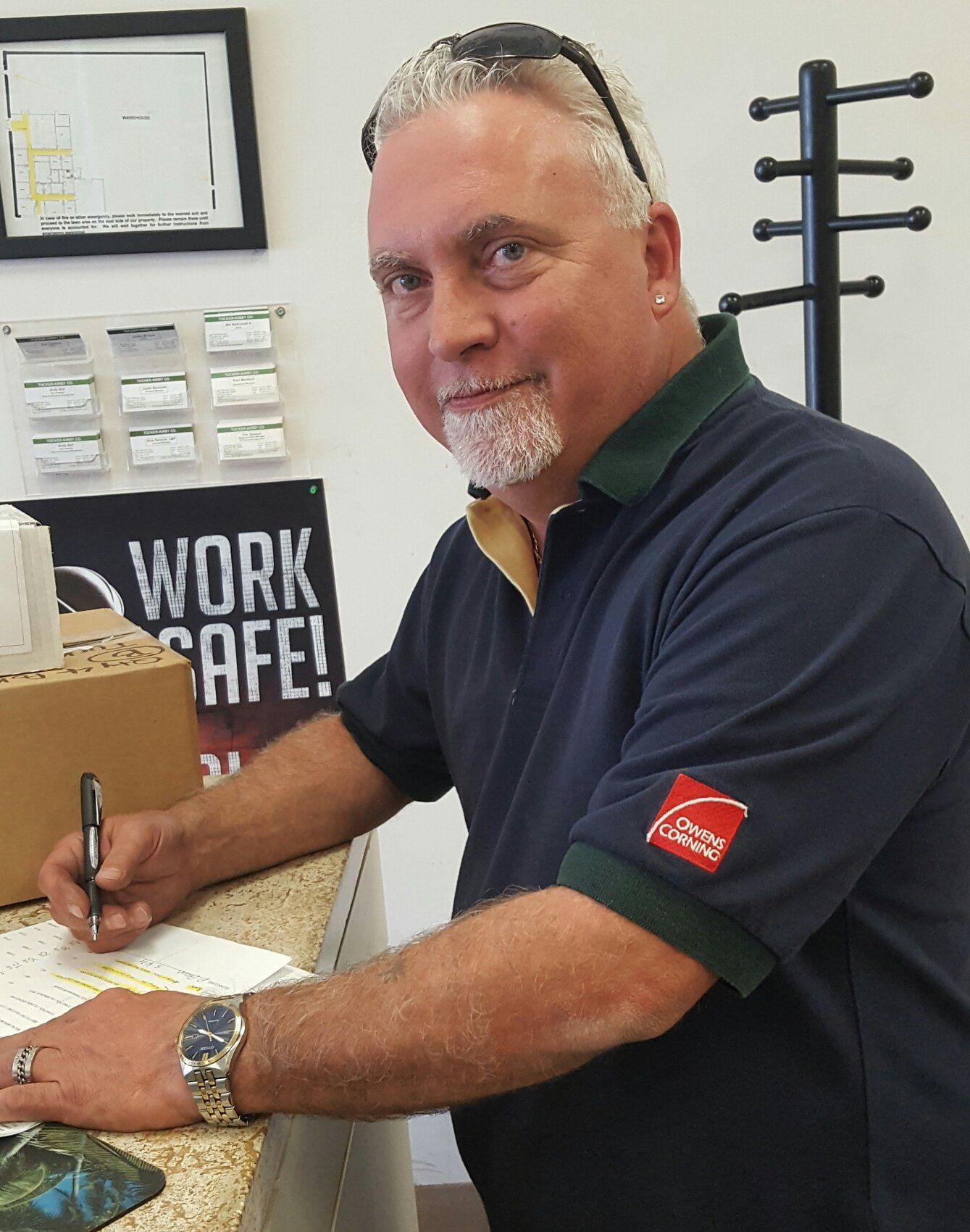 Man in His Office — NC & SC — Tucker-Kirby Co.