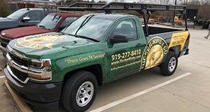 Green Pickup Truck — NC & SC — Tucker-Kirby Co. Green Pickup Truck — NC & SC — Tucker-Kirby Co.