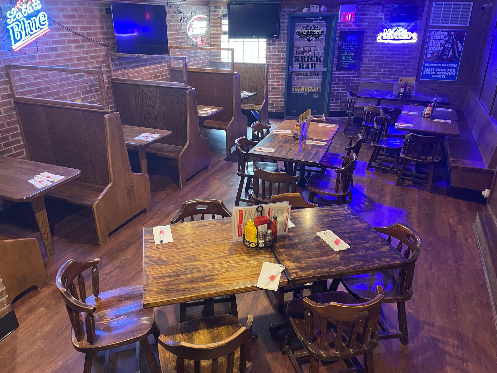 party room at mac and joes