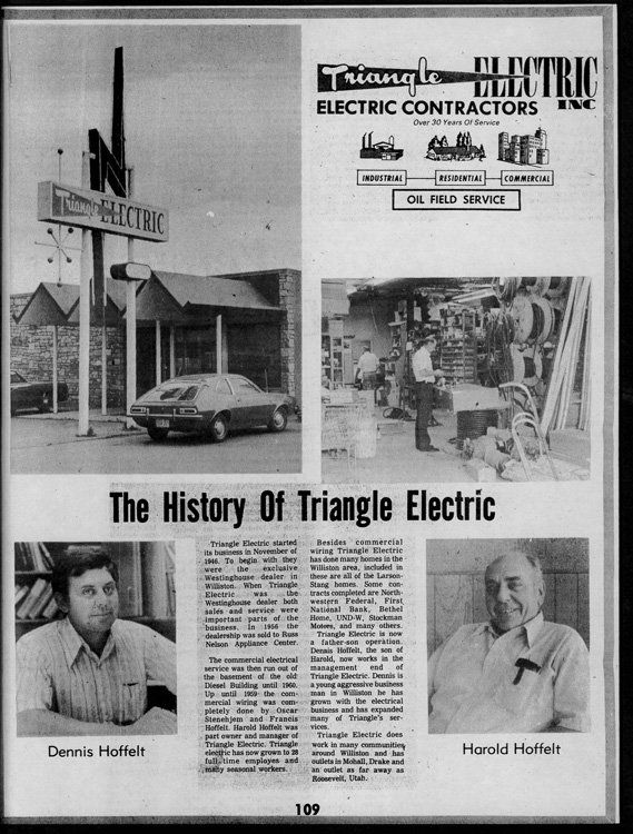 the history of triangle electric