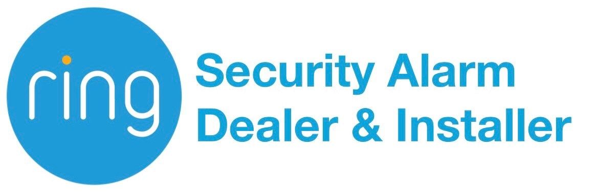 A blue ring logo is on a black surface. — Erie, PA — Peterson’s Property Maintenance A blue ring logo is on a black surface.
