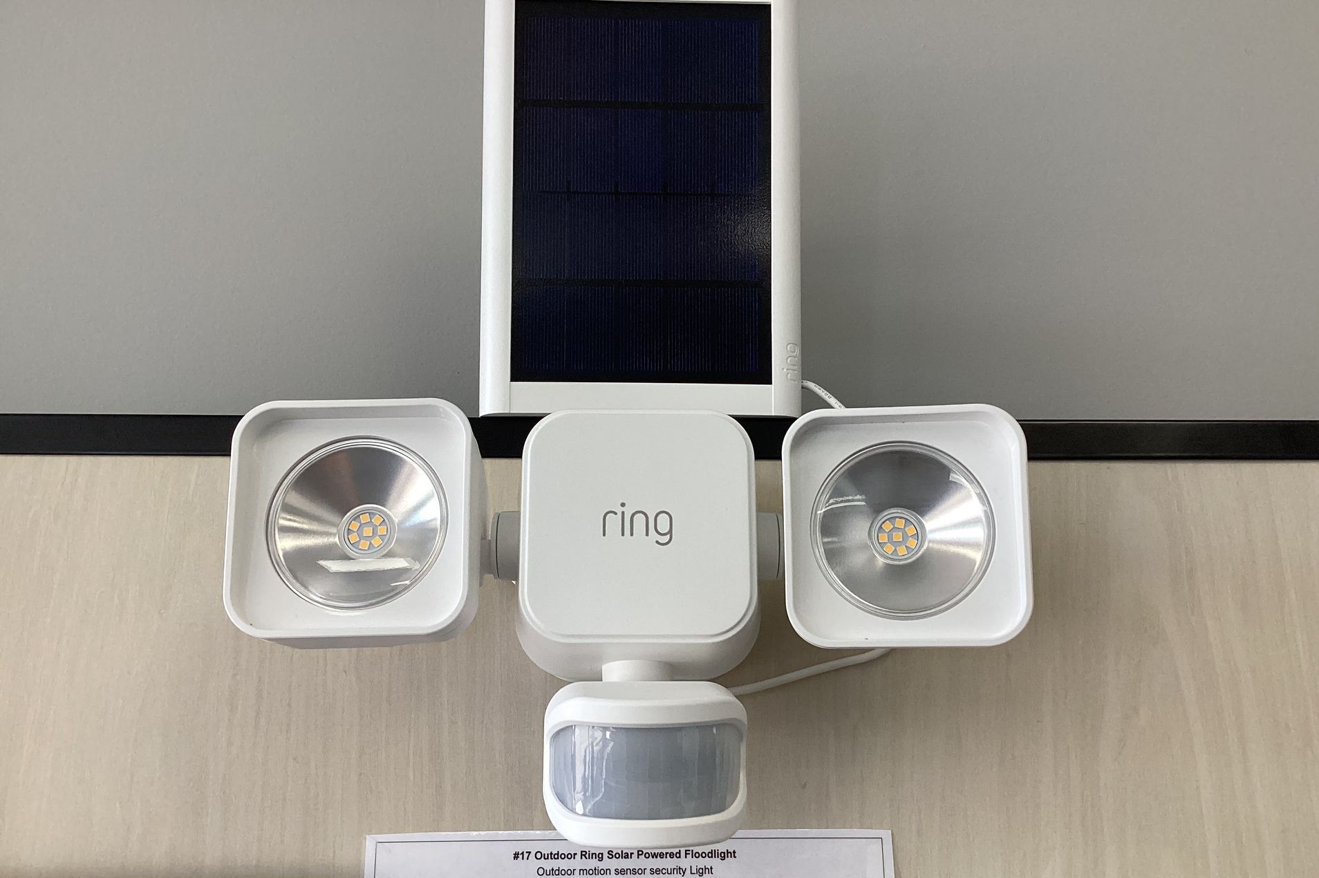 Motion Detection Flood Light With Solar Panel
