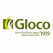 Logo Gloco en vert avec le slogan « Seme la nature depuis 1919 »