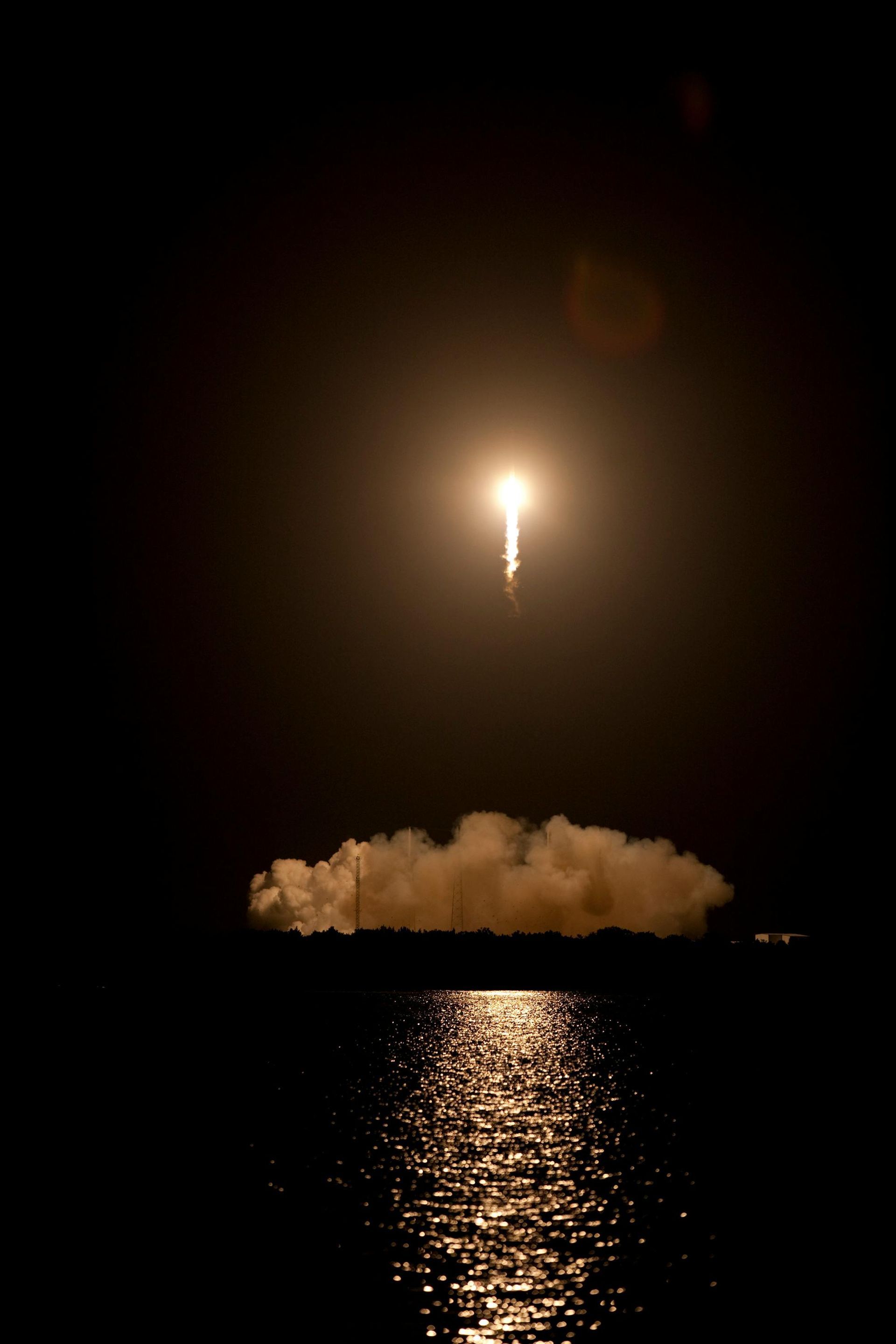 Rocket being launched