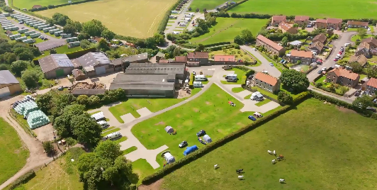 Middlewood holiday park from above