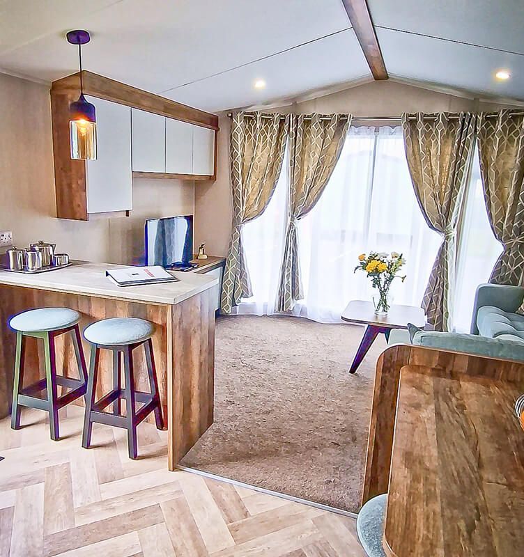 Inside our holiday caravans