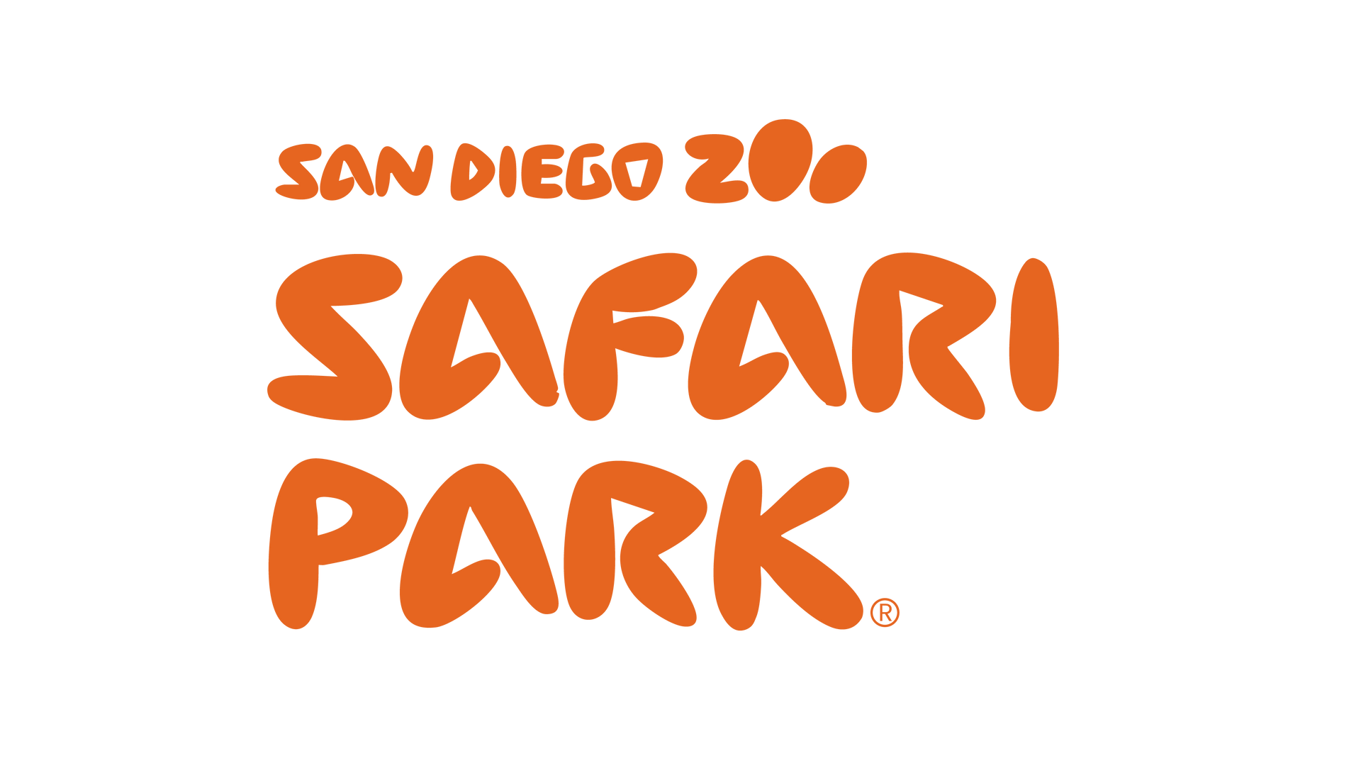 The logo for san diego zoo safari park