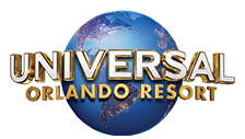 The universal orlando resort logo is shown on a white background.