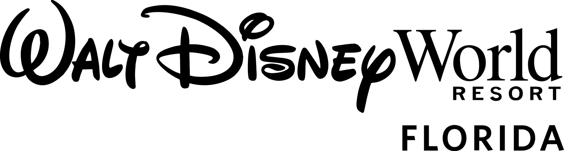 The logo for walt disney world resort in florida