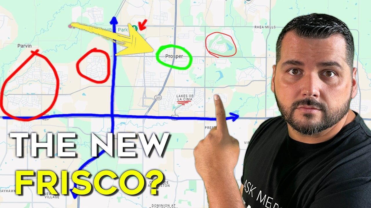 A man is pointing at a map with the words `` the new frisco '' written on it.