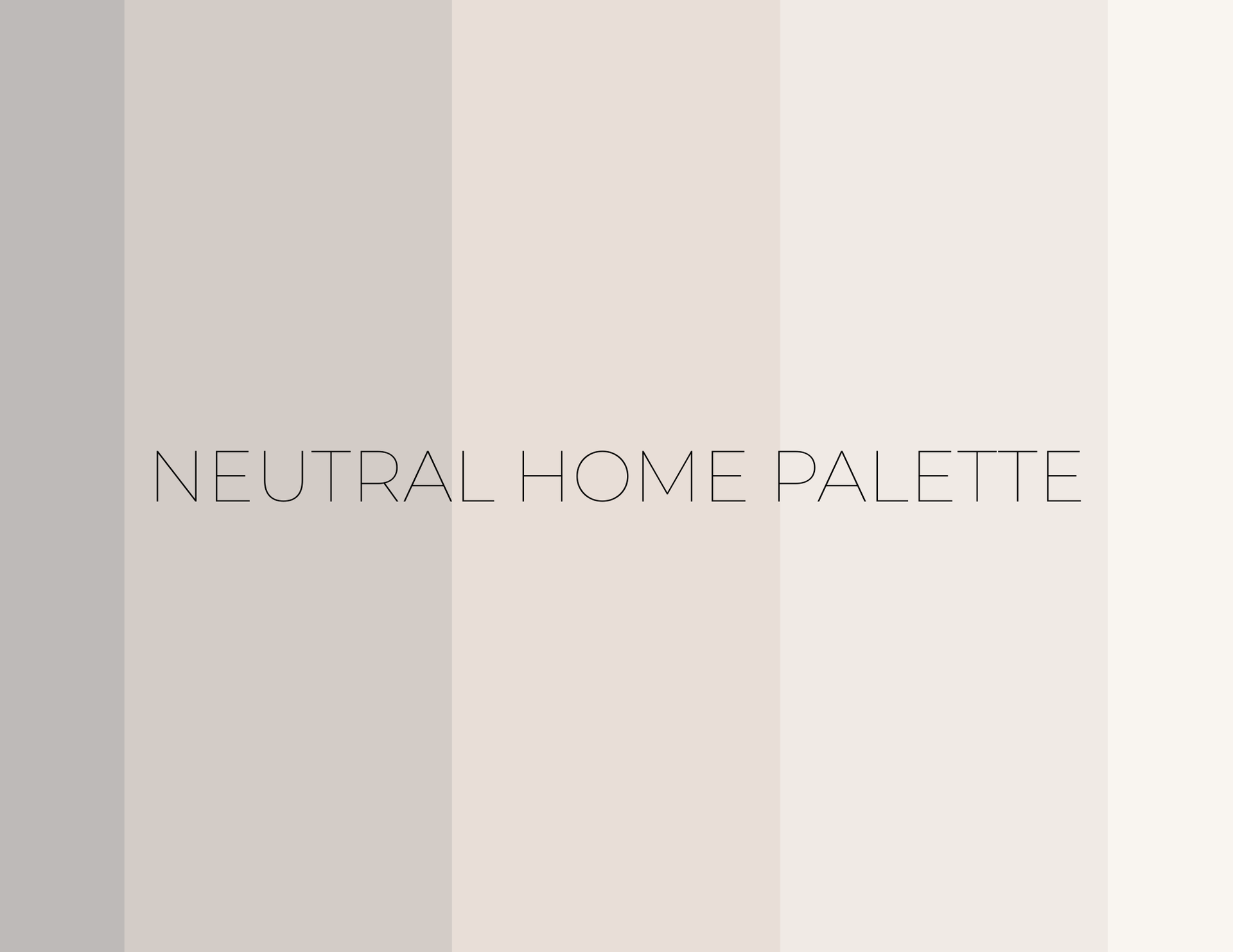 Paint Package 1 - Neutral