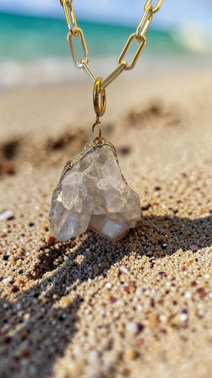 Collar Golden Cuarzo