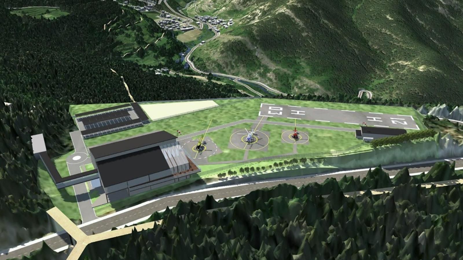 Proyecto del Helipuerto de Andorra Proyecto del Helipuerto de Andorra