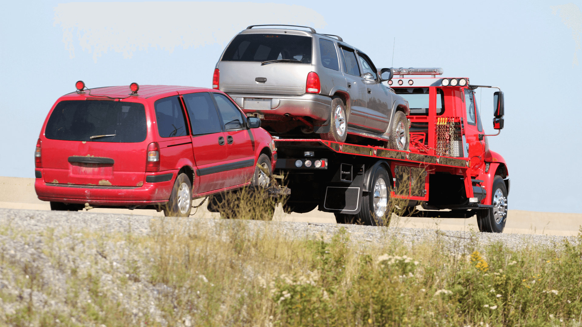 flat bed tow truck located in alhambra, CA