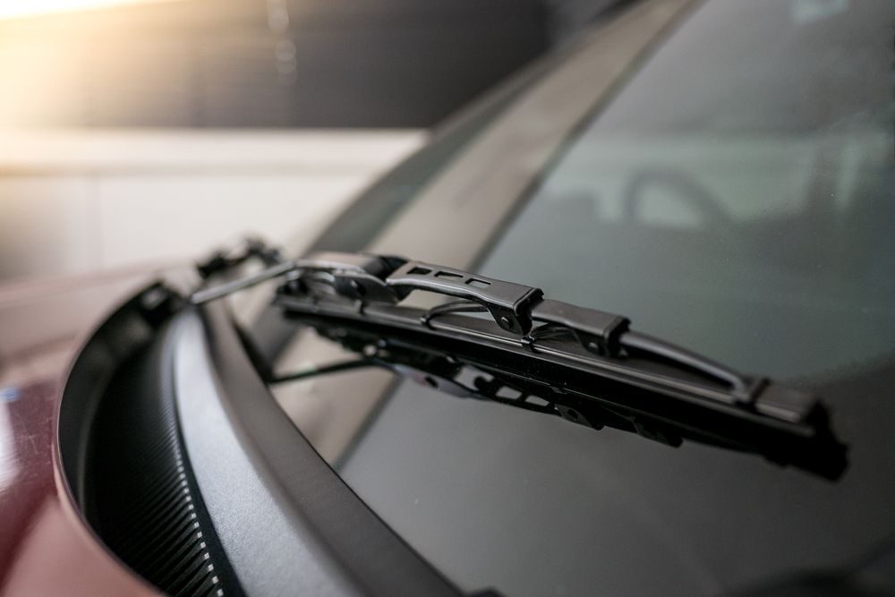 A Close Up Of A Windshield Wiper On A Car — Raymond Terrace Windscreen Services In Raymond Terrace, NSW