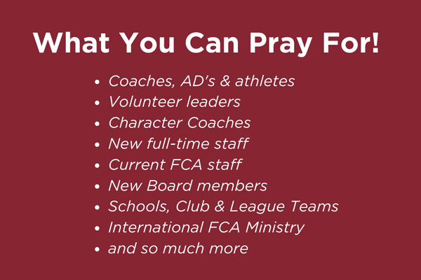 Battlefield FCA Prayer