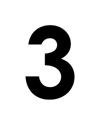 Black numeral 