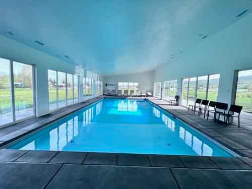 large indoor pool