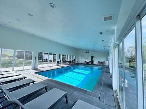 large indoor pool